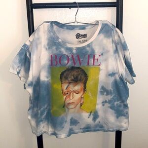 Bowie crop t-shirt
